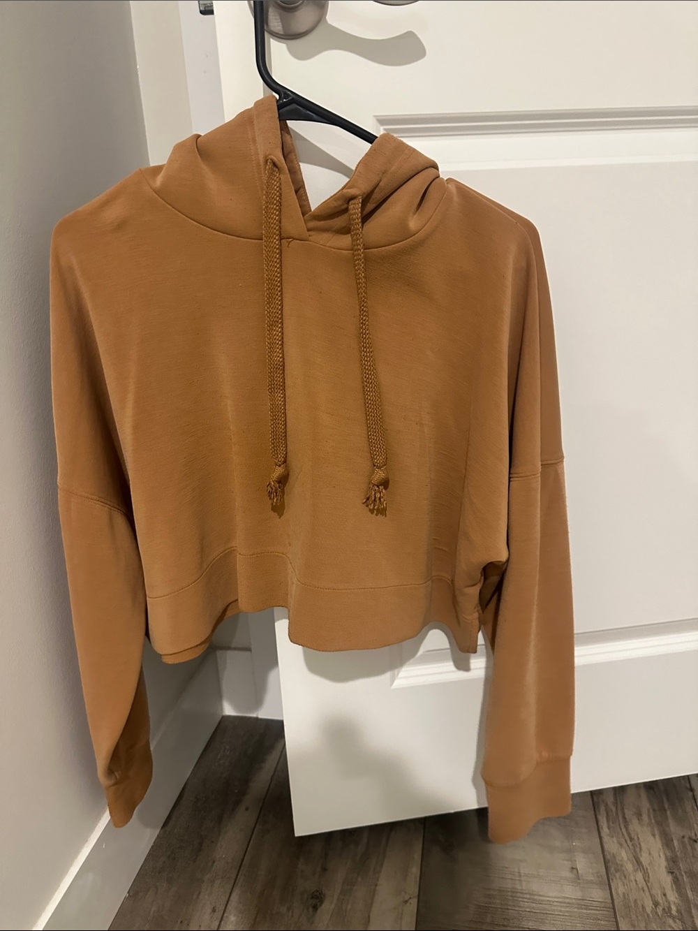 Cropped Hoodie - Camel